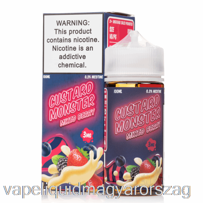 Vegyes Bogyó - Pudingszörny - 100ml 6mg Vape Folyadék